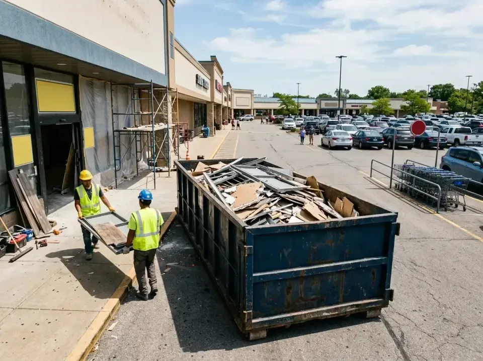 retail-store-renovation-debris-003 — frequently asked questions, Roll-off Dumpster Rentals in Wheeling, IL